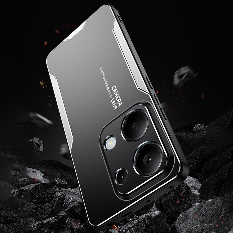 For Xiaomi Redmi Note 13 Pro 4G / Poco M6 Pro 4G Case Drop-Proof Aluminum Alloy+TPU+PC Phone Cover For Xiaomi Redmi Note 13 Pro 4G / Poco M6 Pro 4G Case Drop-Proof Aluminum Alloy+TPU+PC Phone Cover